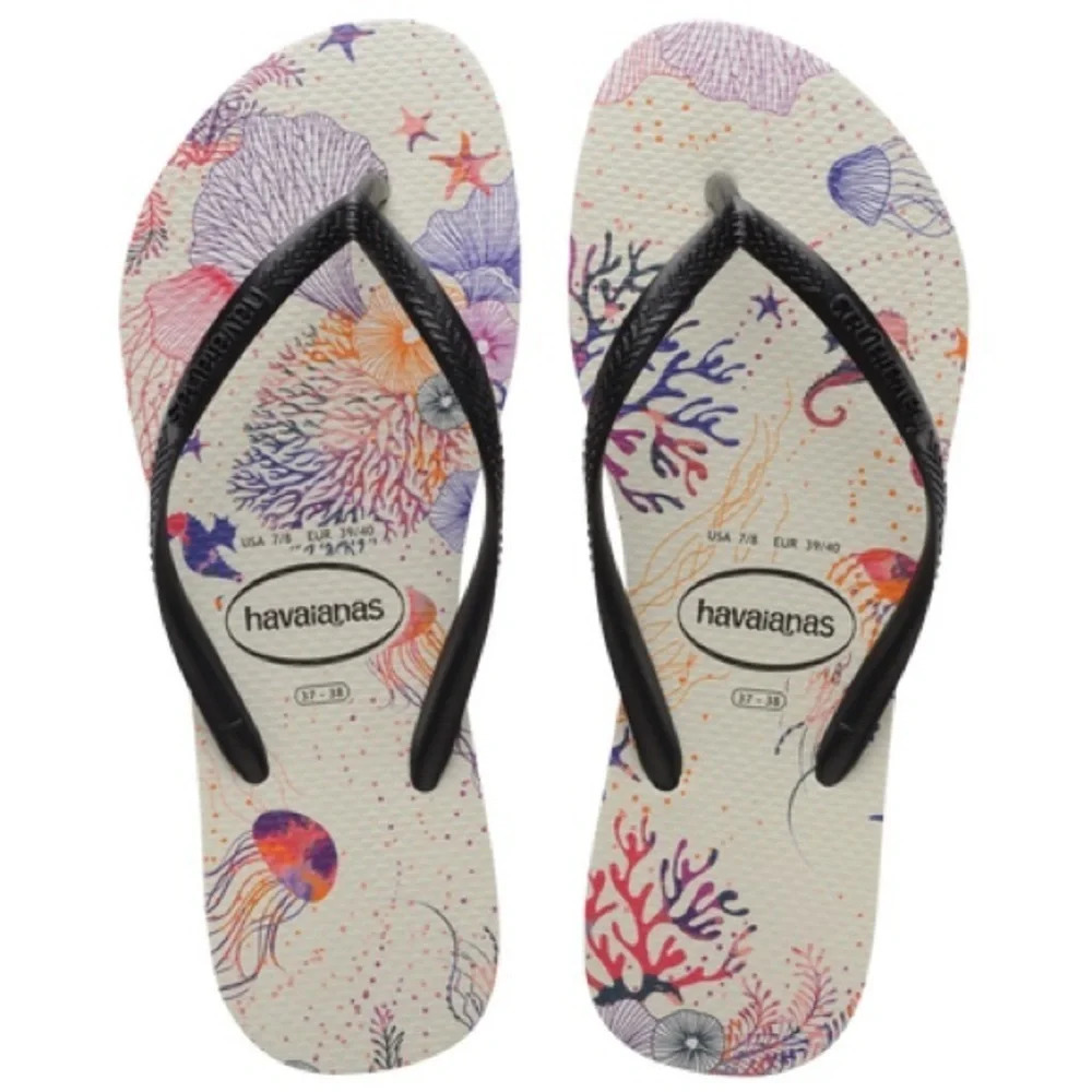 🧜♀️HOST PICK 🔱 Havaianas Slim Seabed Flip Flop Sandal, SAND GREY, Sz 11/12, NWT